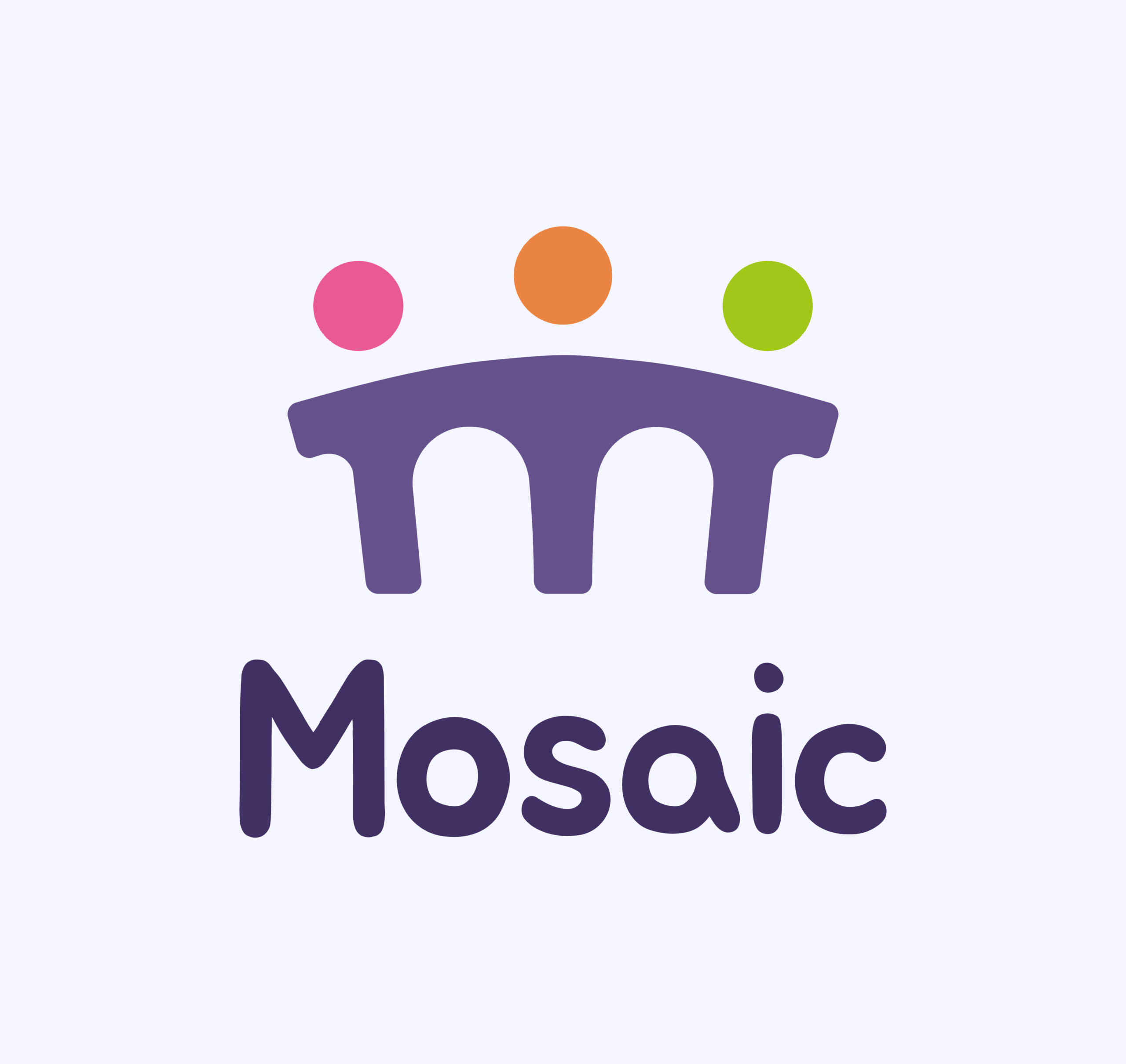 mosaic logo square lilac